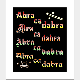 ABRA CA DABRA MAGIC THEME. Posters and Art